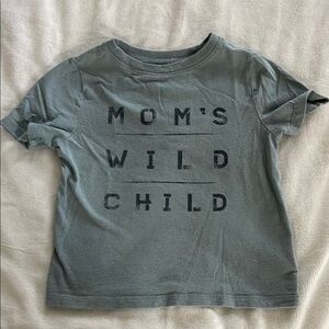 Kids Gray T-Shirt - "Mom's Wild Child"